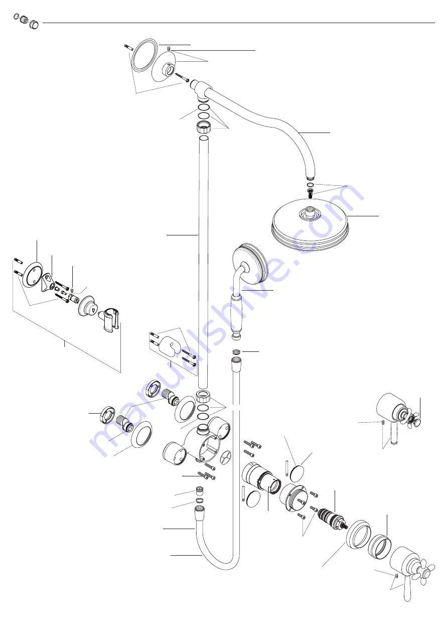 Hans Grohe AXOR Carlton Showerpipe Series Instructions For Use/Assembly Instructions Download Page 38