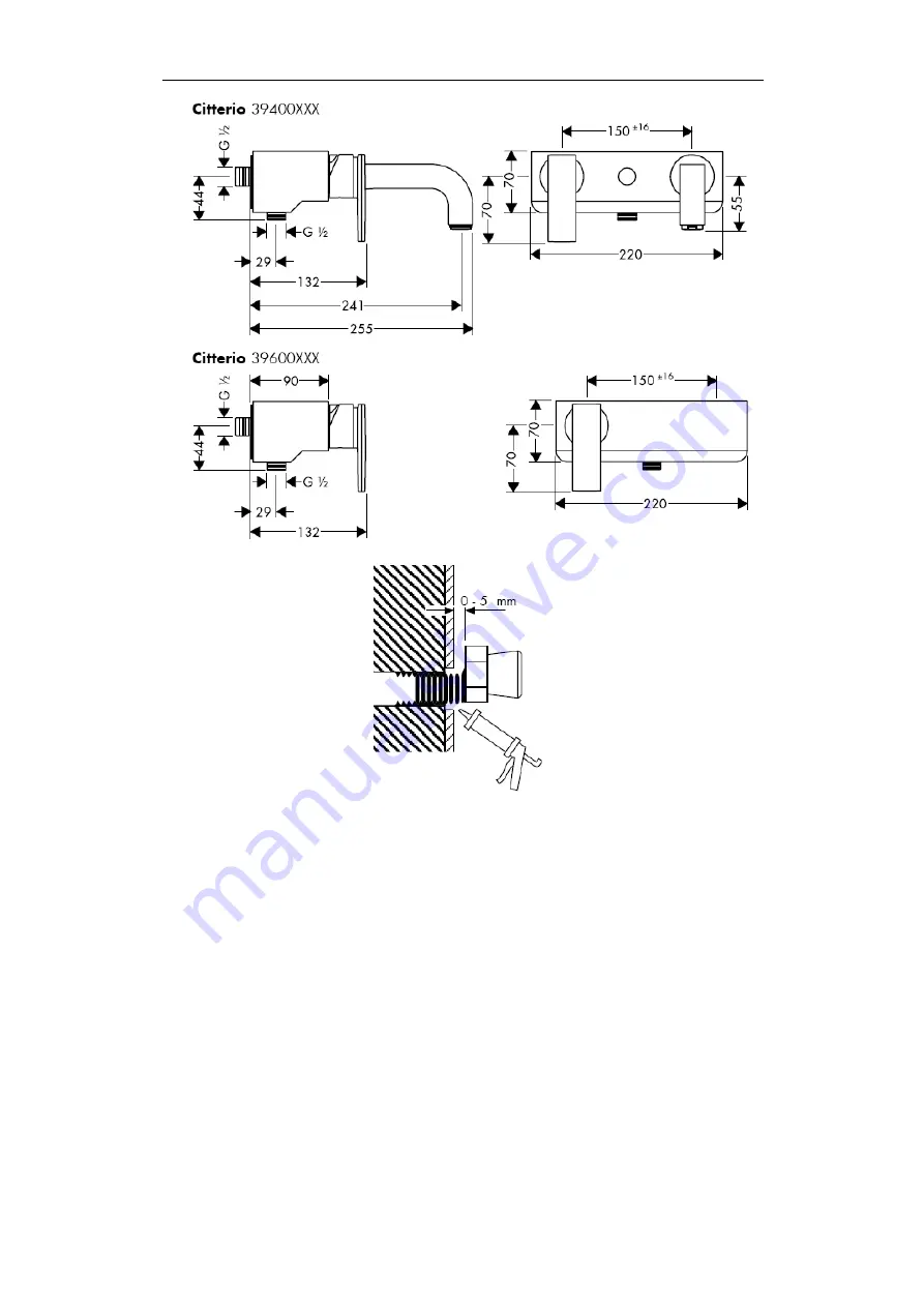 Hans Grohe Axor Citterio 39400 Series Скачать руководство пользователя страница 114