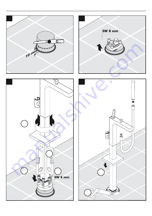 Hans Grohe Axor Citterio 39451000 Manual Download Page 4