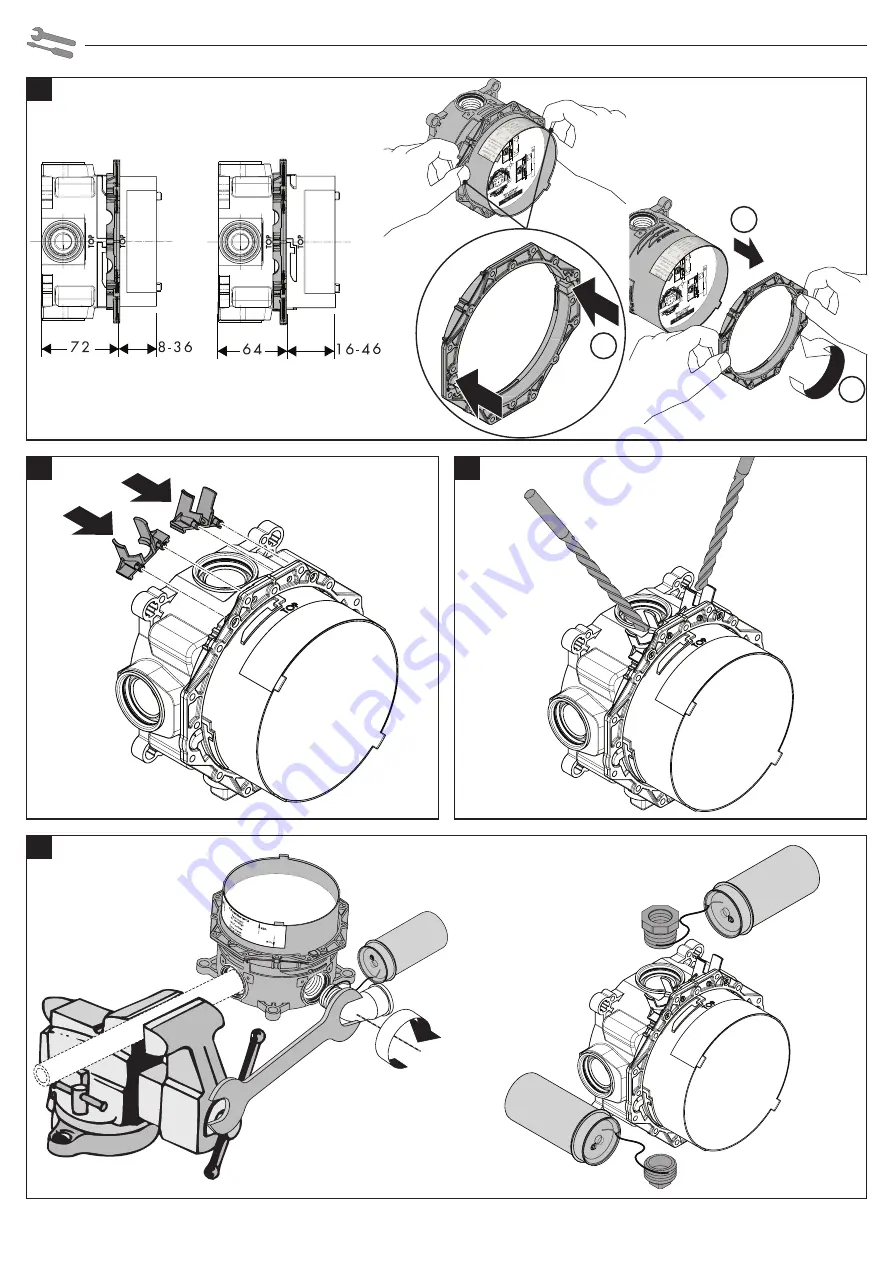 Hans Grohe AXOR Citterio/Uno2 Series Скачать руководство пользователя страница 36