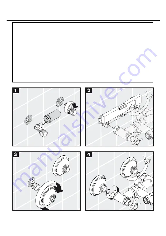 Hans Grohe Axor Montreux 16540 Series Assembly Instructions Manual Download Page 4