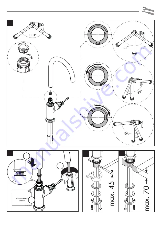 Hans Grohe Axor Montreux 16581 Series Скачать руководство пользователя страница 33