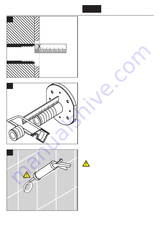 Hans Grohe AXOR Starck 28491 1 Series Installation/User Instructions/Warranty Download Page 6