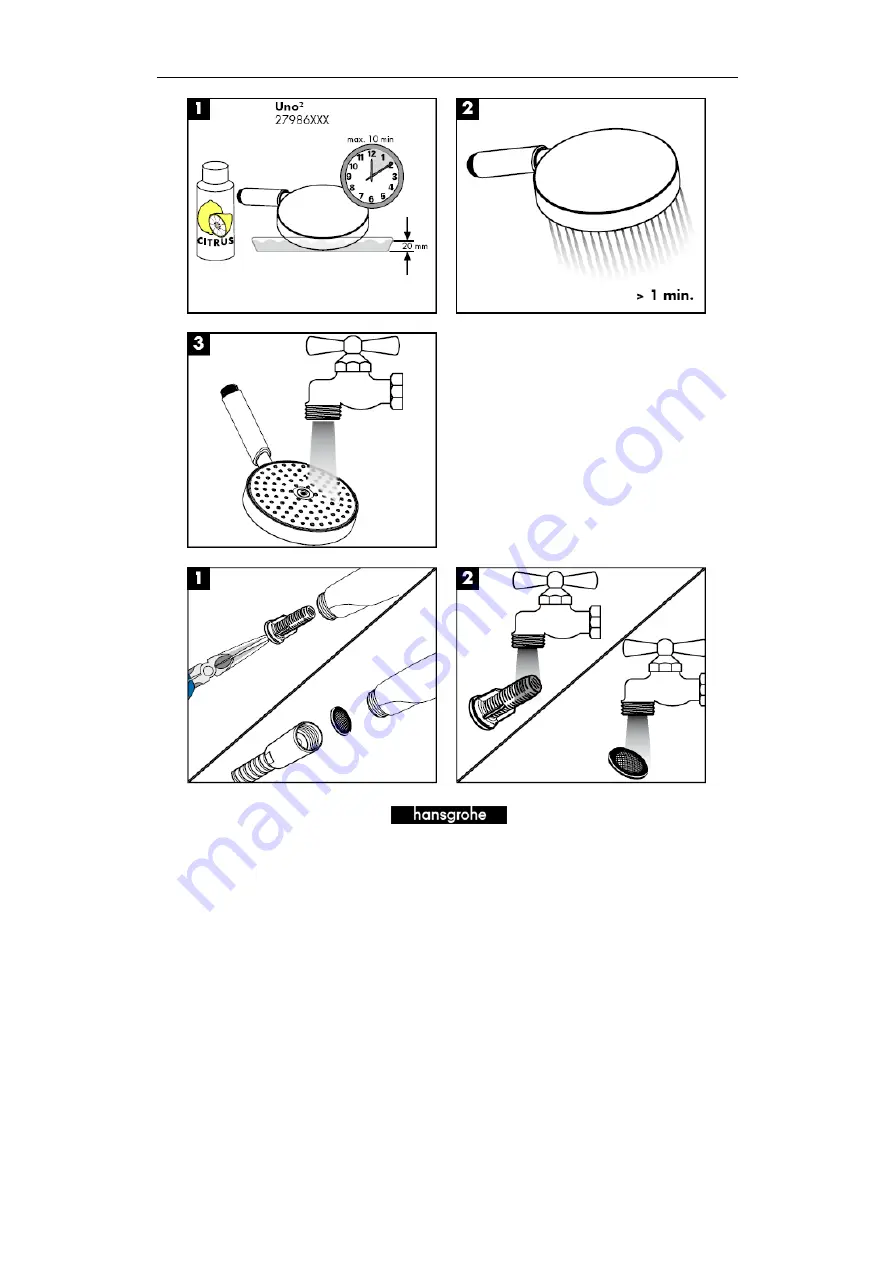 Hans Grohe AXOR Uno2 27986 Series Assembly Instructions Manual Download Page 227