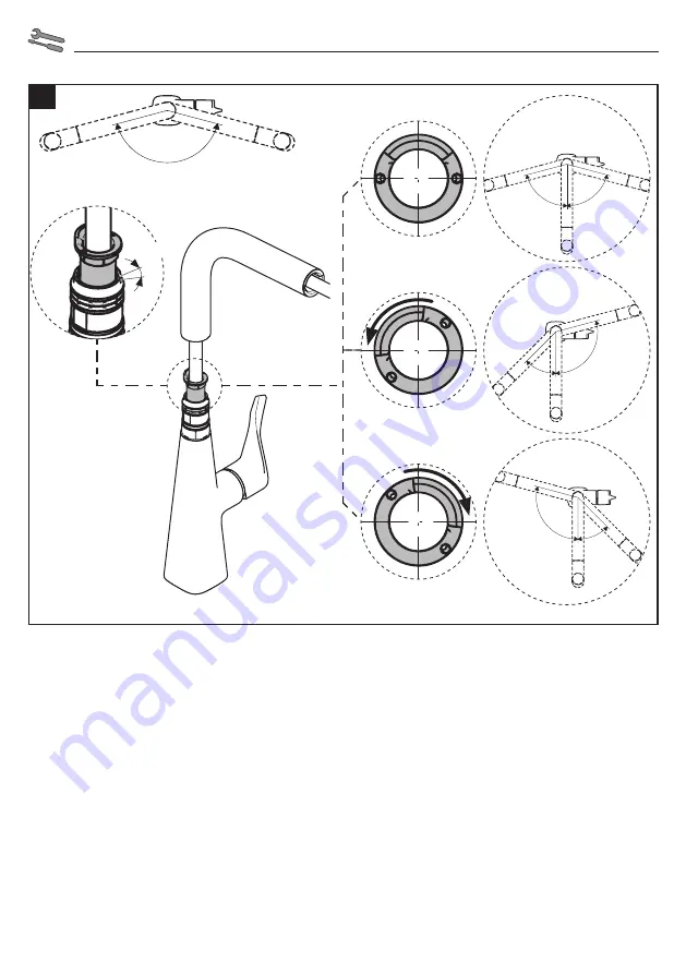 Hans Grohe Metris 320 1jet 14821 Series Instructions For Use/Assembly Instructions Download Page 34