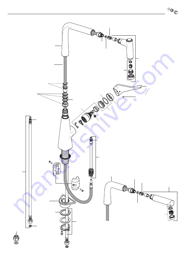 Hans Grohe Metris 320 1jet 14821 Series Скачать руководство пользователя страница 43