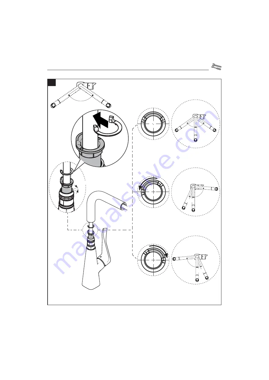 Hans Grohe Metris M71 320 2 jet 73801 Series Скачать руководство пользователя страница 5