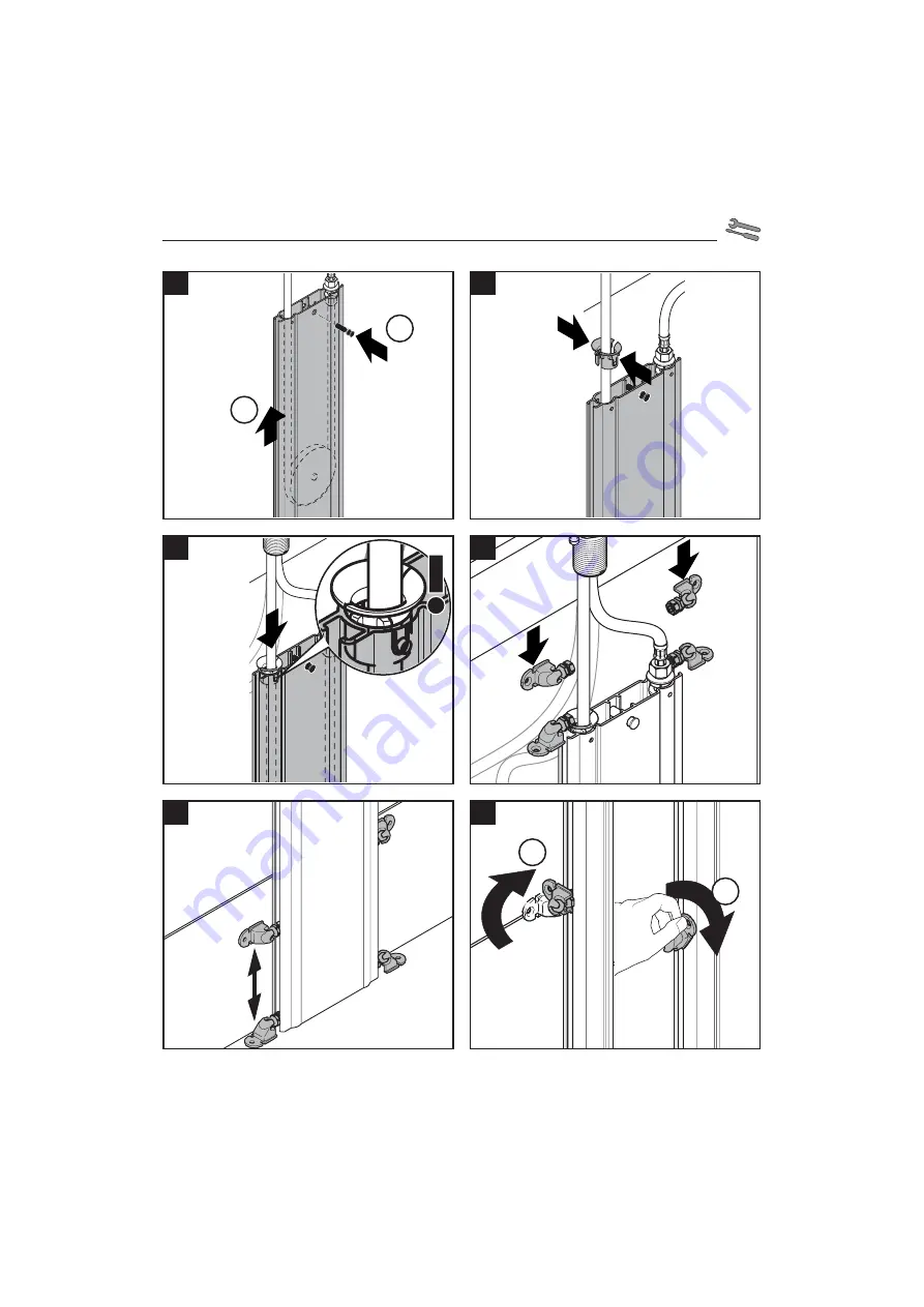 Hans Grohe Metris M71 320 2 jet 73801 Series Instructions For Use/Assembly Instructions Download Page 7