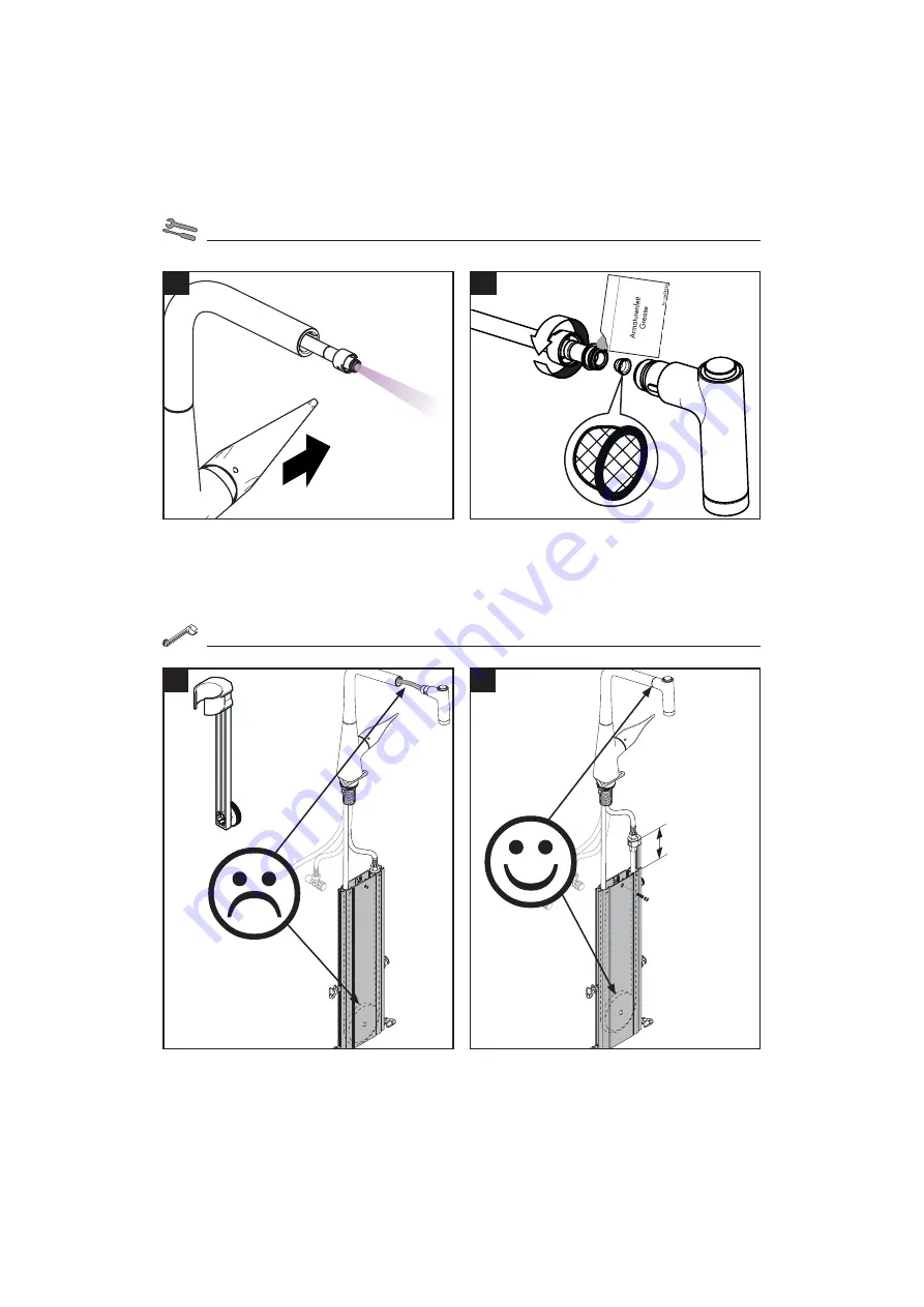 Hans Grohe Metris M71 320 2 jet 73801 Series Instructions For Use/Assembly Instructions Download Page 10