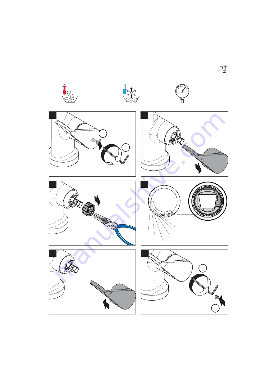 Hans Grohe Metris M71 320 2 jet 73801 Series Instructions For Use/Assembly Instructions Download Page 11