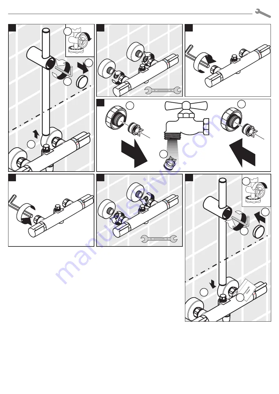 Hans Grohe MySelect S 150 Semipipe 27239000 Instructions For Use/Assembly Instructions Download Page 35