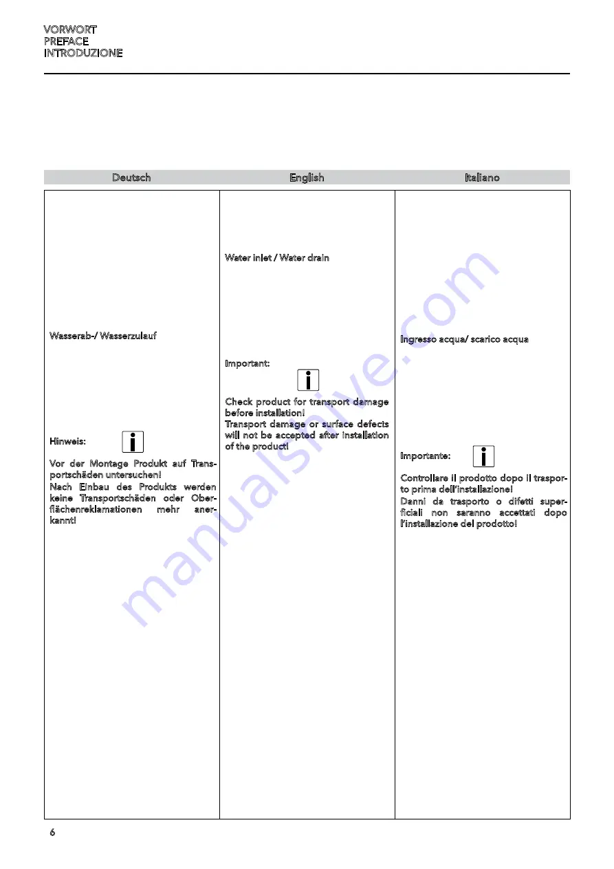 Hans Grohe Pharo 300 Series Installation Instructions Manual Download Page 6