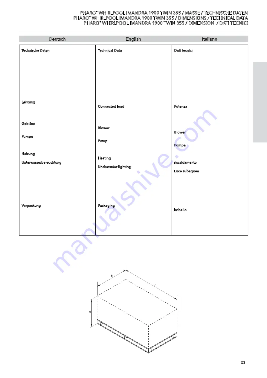 Hans Grohe Pharo 300 Series Installation Instructions Manual Download Page 23