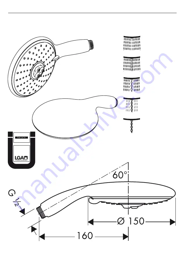 Hans Grohe Raindance 28500000 Installation Instructions Manual Download Page 3