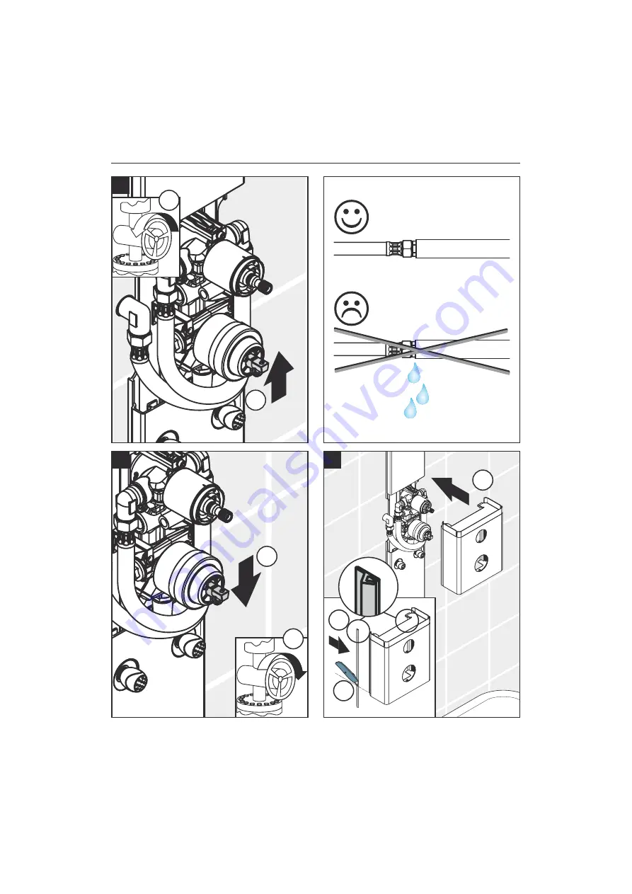 Hans Grohe Raindance Duschpaneel 27005000 Manual Download Page 8