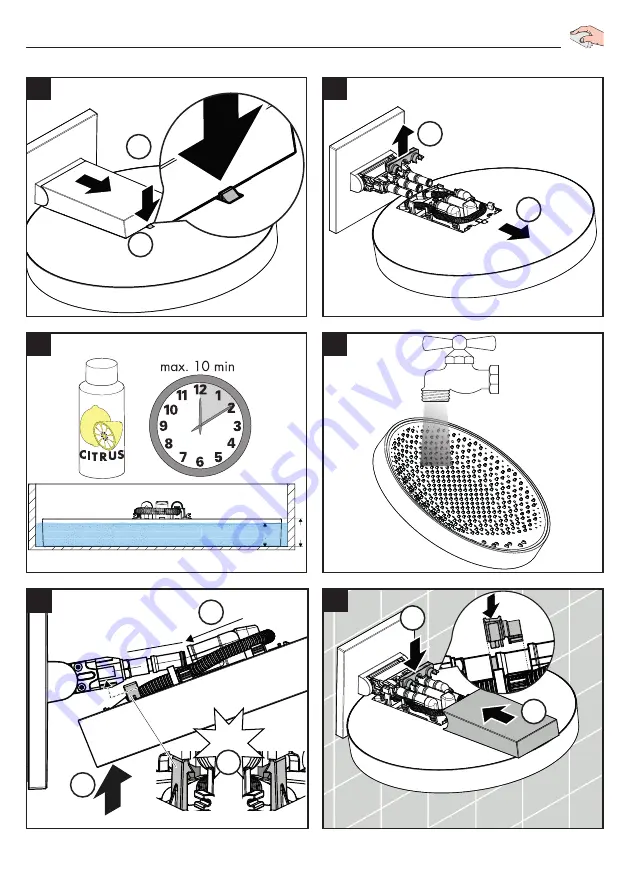 Hans Grohe Rainfinity 250 1jet EcoSmart 26227 Series Instructions For Use Manual Download Page 43