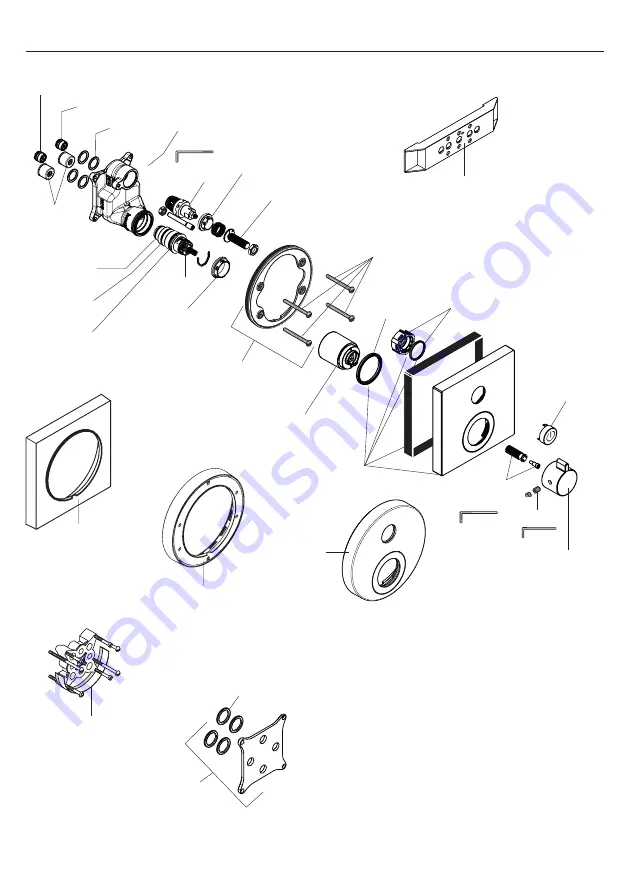 Hans Grohe ShowerSelect 15744 1 Series Installation/User Instructions/Warranty Download Page 21