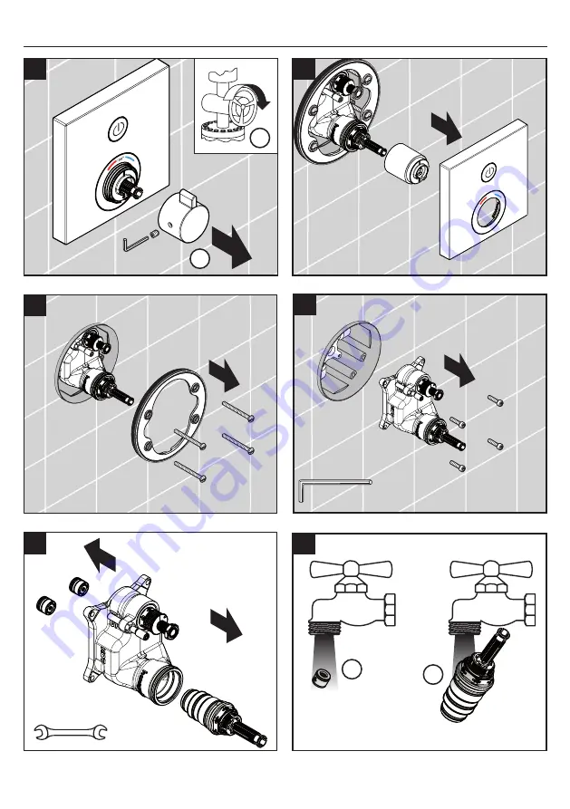 Hans Grohe ShowerSelect 15744 1 Series Installation/User Instructions/Warranty Download Page 23