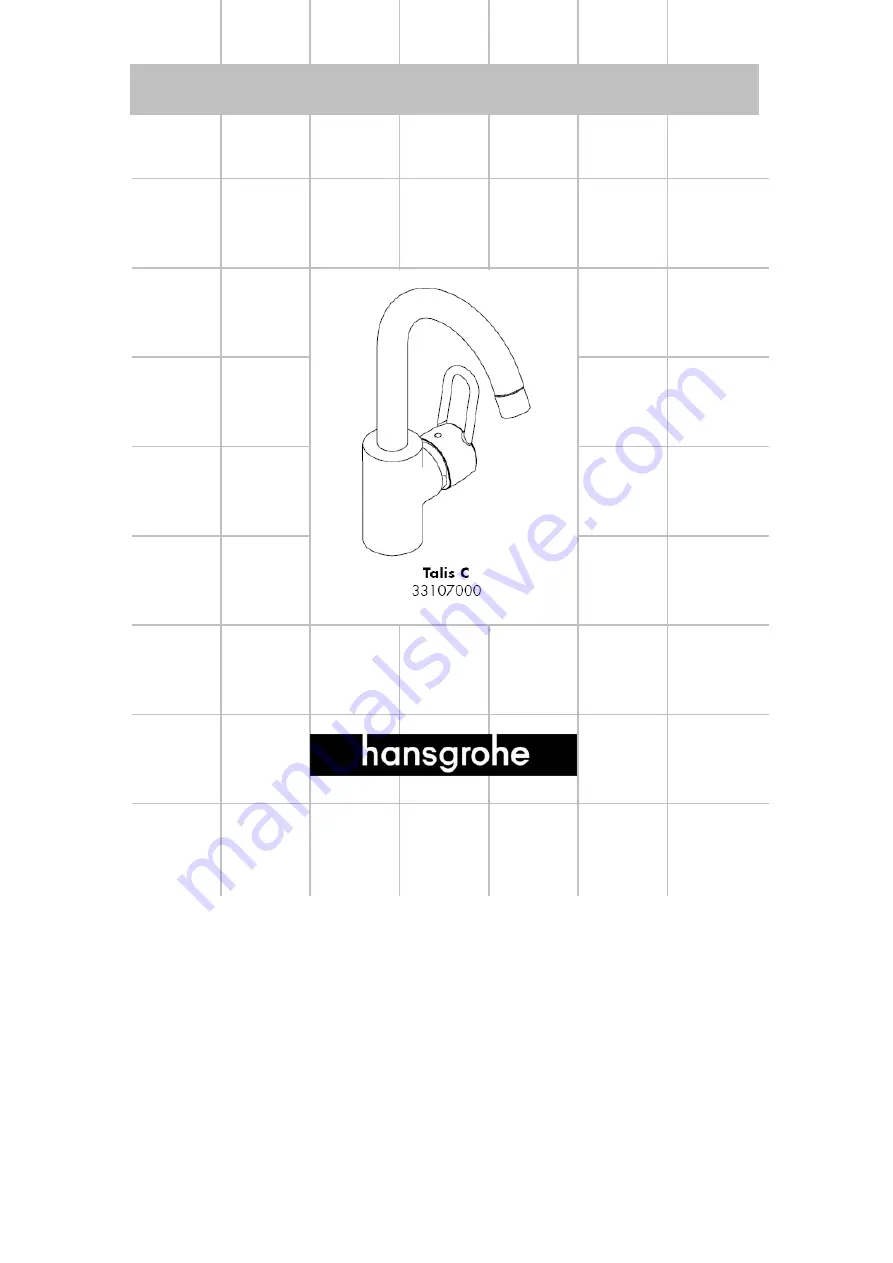 Hans Grohe Talis C Assembly Instructions Manual Download Page 55