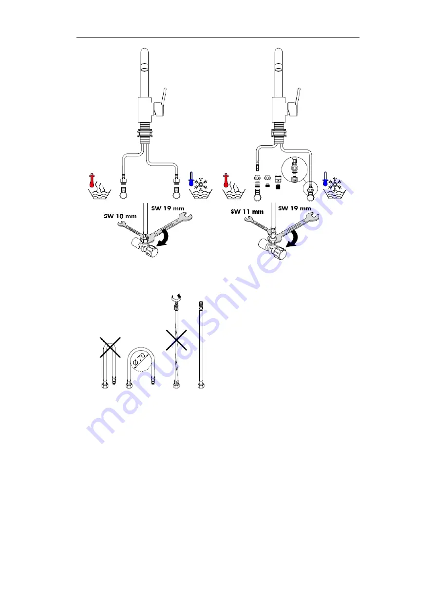 Hans Grohe Talis S 32070000 Assembly Instructions Manual Download Page 44