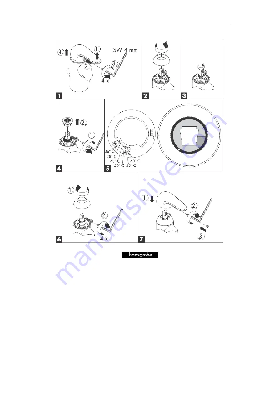 Hans Grohe Talis'C 33143000 Assembly Instructions Manual Download Page 73