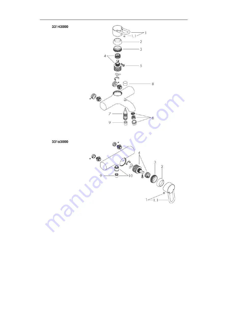 Hans Grohe Talis'C 33143000 Assembly Instructions Manual Download Page 100