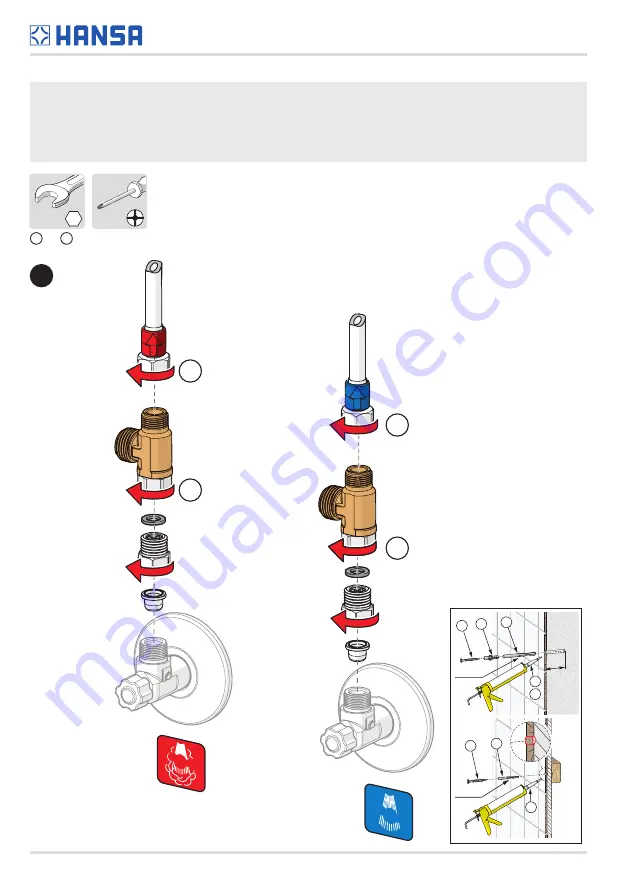 Hansa 5501 2201 Installation And Maintenance Manual Download Page 12