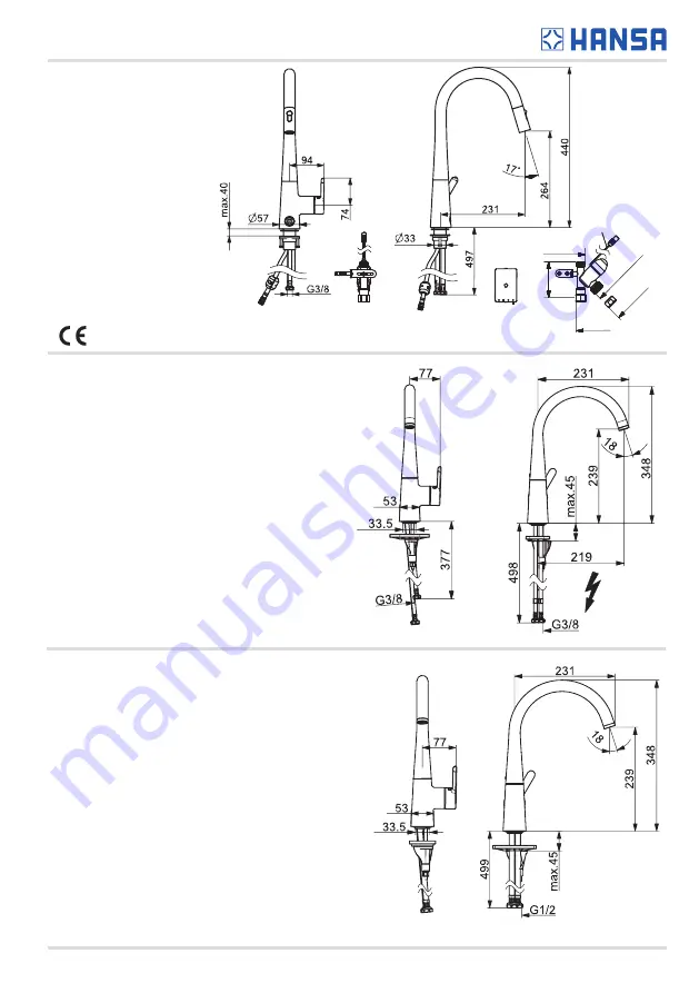 Hansa DESIGNO STYLE 5101 2283 Скачать руководство пользователя страница 5