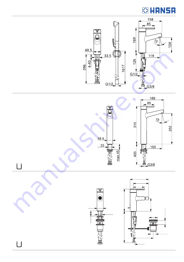 Hansa DESIGNO STYLE 5103 2283 Скачать руководство пользователя страница 5