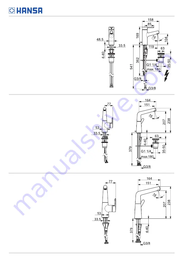 Hansa DESIGNO STYLE 5103 2283 Скачать руководство пользователя страница 6