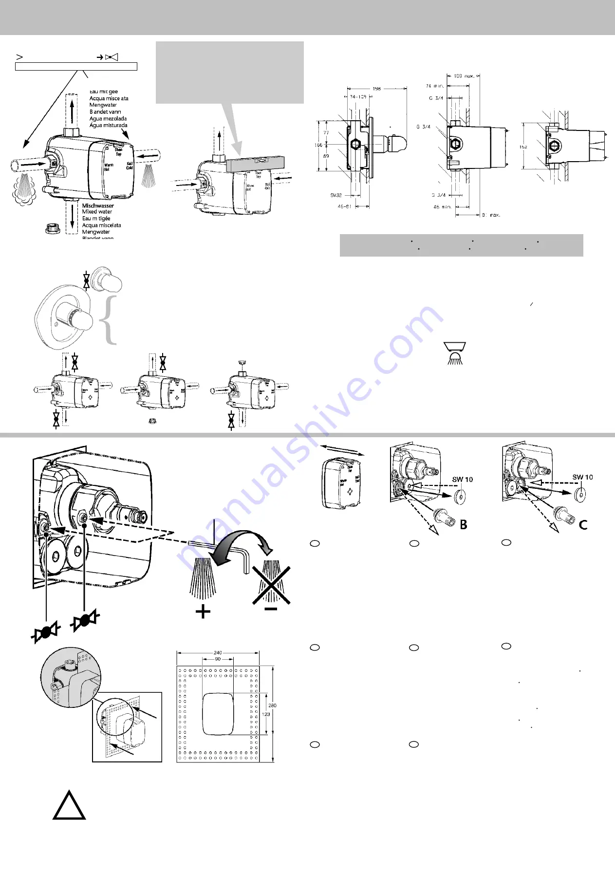 Hansa HANSAVARIO 0805 Mounting Instructions Download Page 2