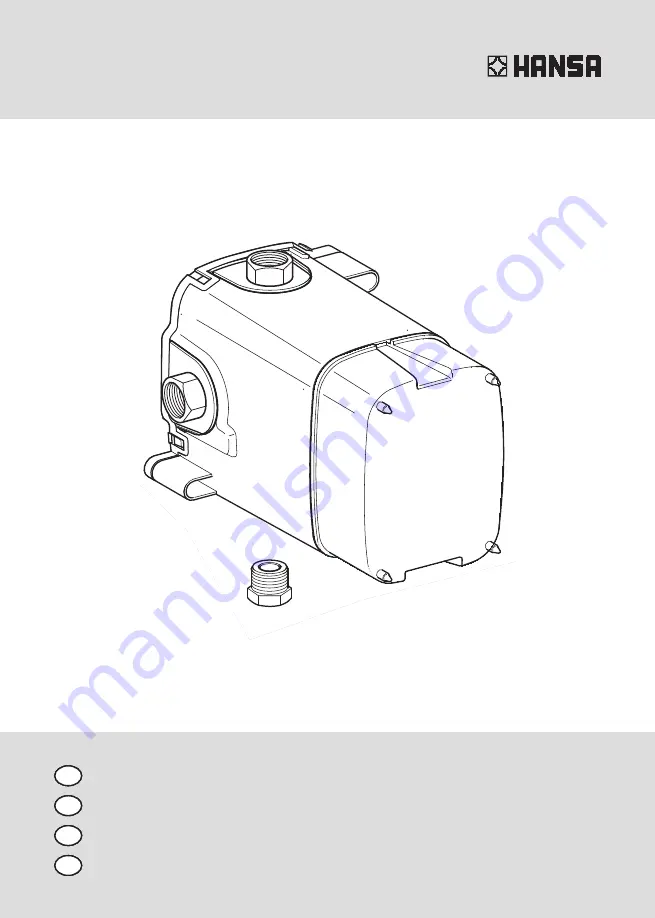 Hansa HANSAVARIO Mounting And Operating Instructions Download Page 1