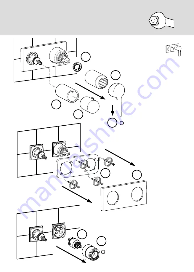 Hansa RONDA 4458 9503 Mounting And Operating Instructions Download Page 12