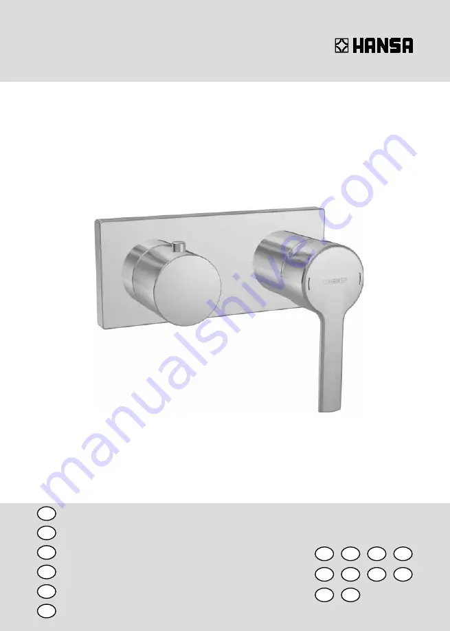 Hansa RONDA 4458 9503 Mounting And Operating Instructions Download Page 33