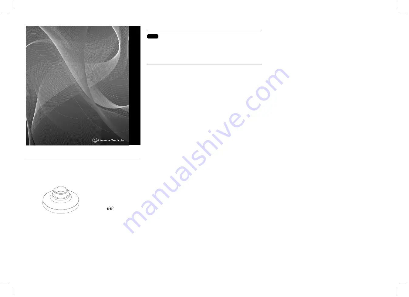 Hanwha Techwin SBP-300HM7 Manual Download Page 1