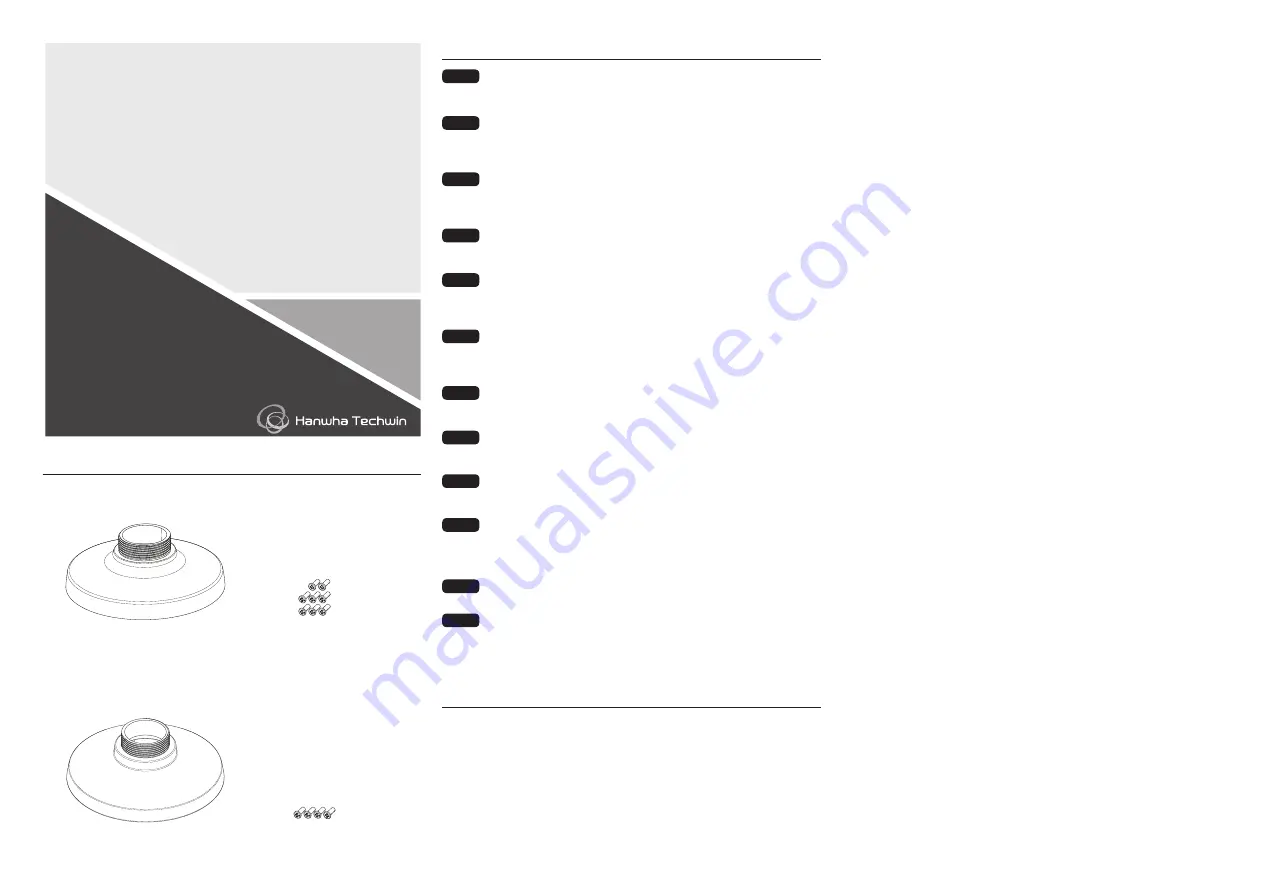 Hanwha Techwin SBP-301HM2 Quick Start Manual Download Page 1