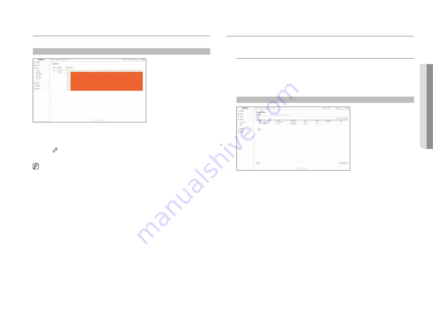 Hanwha Techwin WISENET QRN-830S User Manual Download Page 59