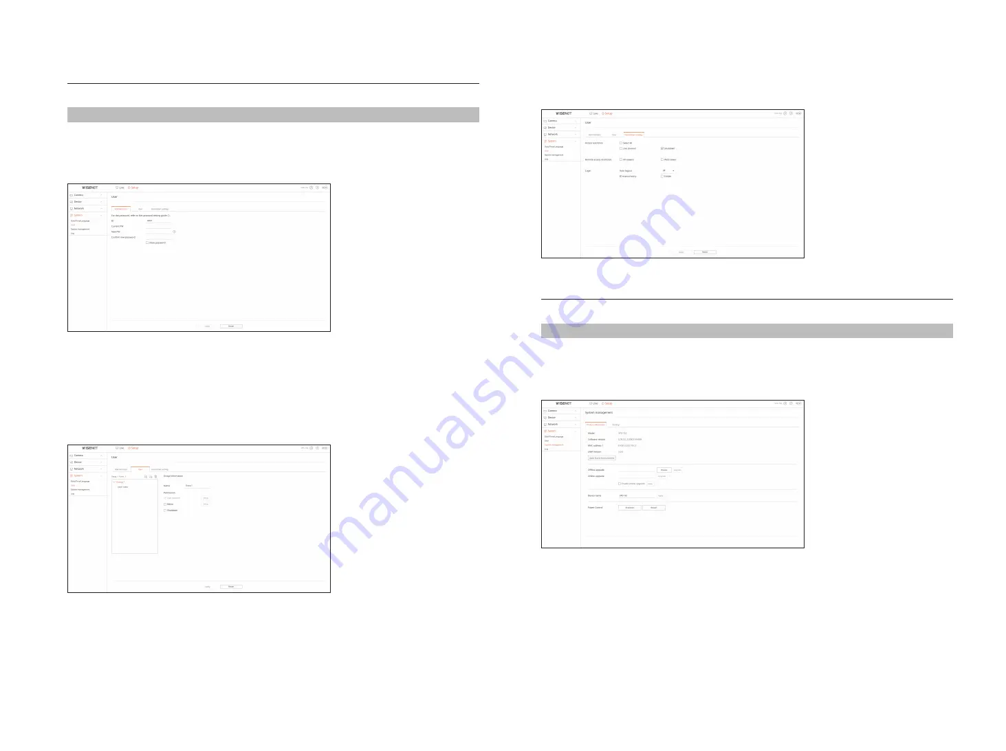 Hanwha Techwin Wisenet SPD-152 Скачать руководство пользователя страница 62