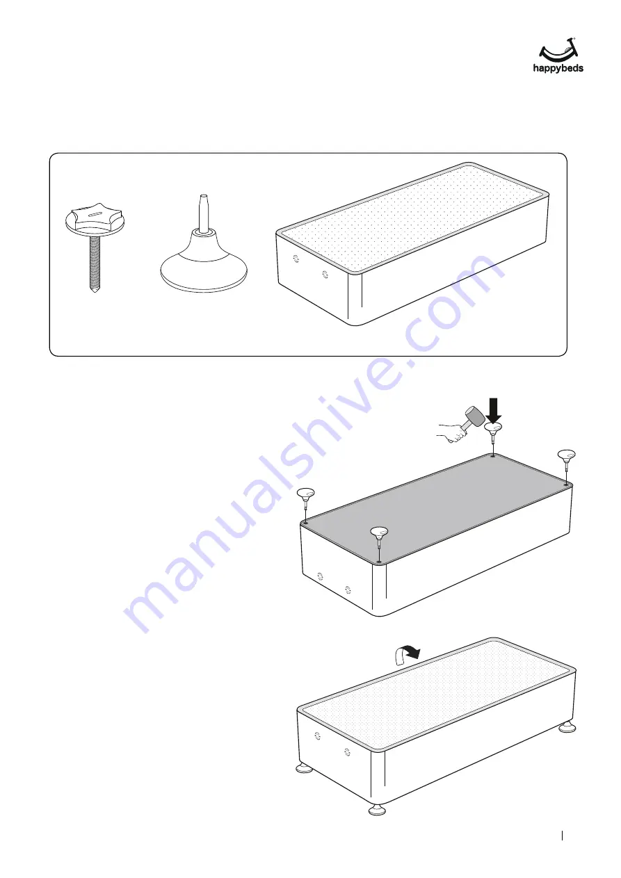 Happybeds Divan Bed Скачать руководство пользователя страница 4