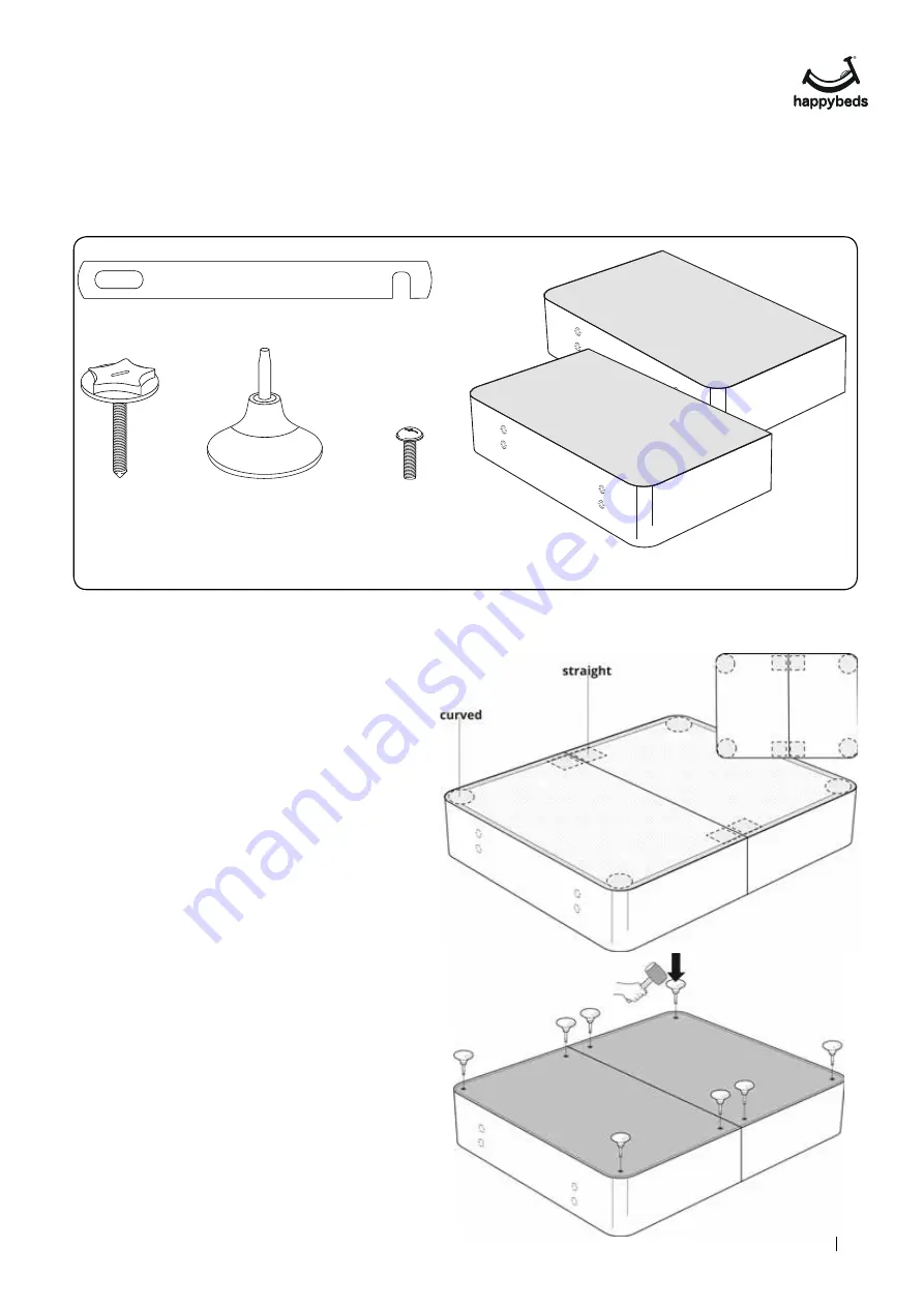 Happybeds Divan Bed Скачать руководство пользователя страница 11