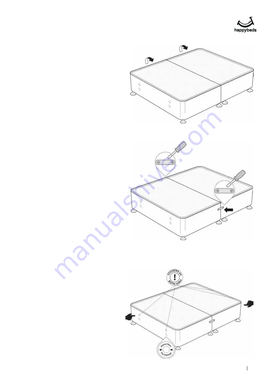 Happybeds Divan Bed Скачать руководство пользователя страница 12