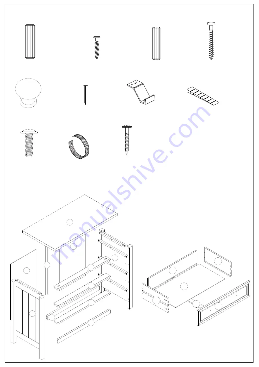 Happybeds Maine 3 Drawer Chest Скачать руководство пользователя страница 3