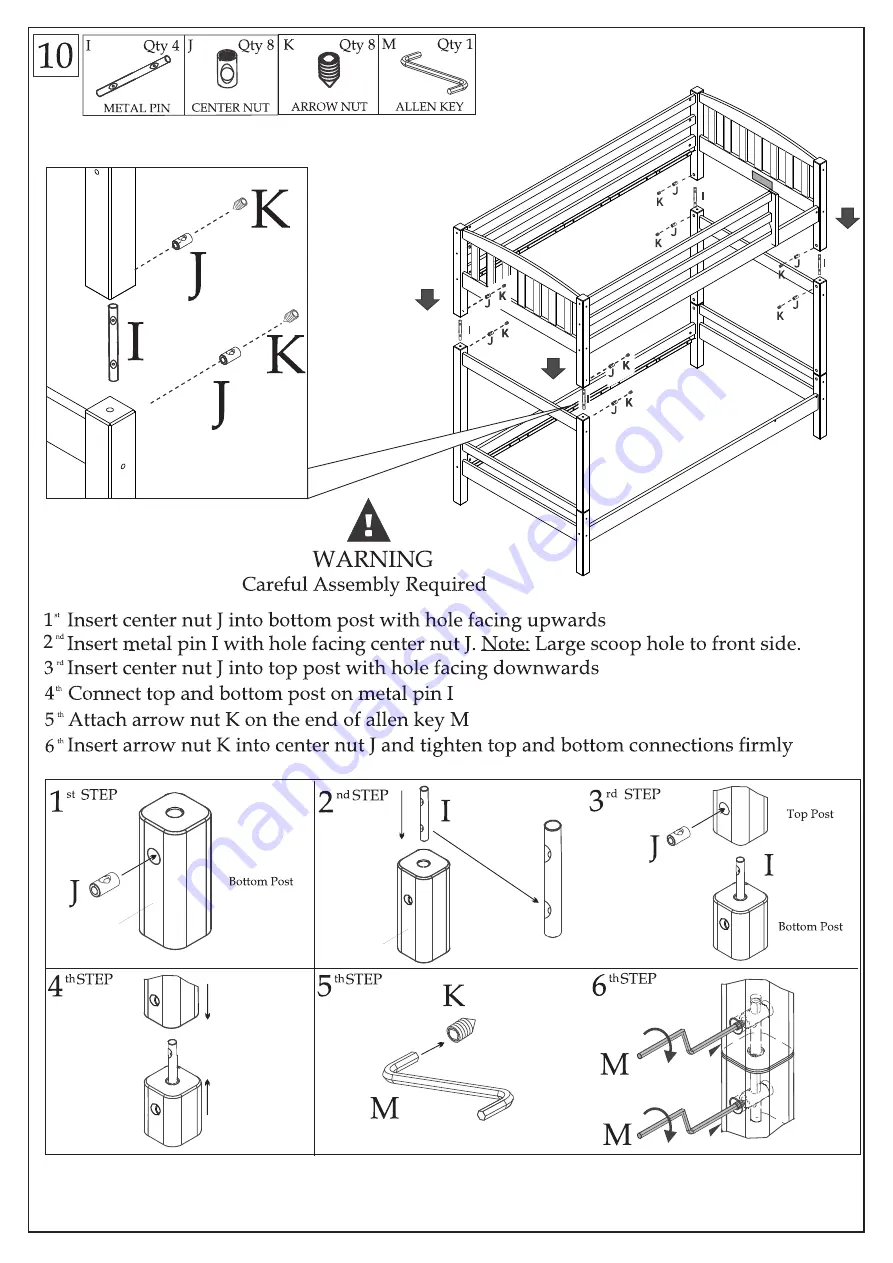 Happybeds Max Bunk Bed Скачать руководство пользователя страница 13