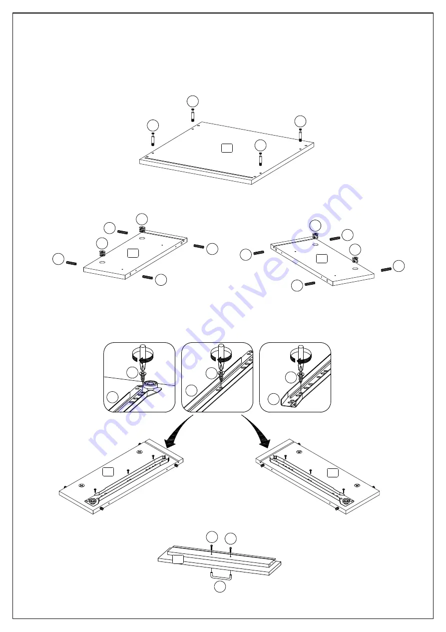 Happybeds Urban 1 Drawer Narrow Table Скачать руководство пользователя страница 4