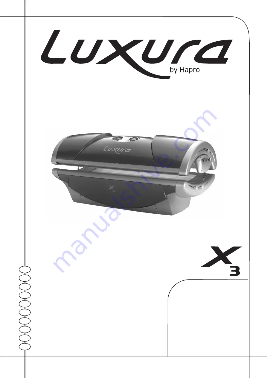 HAPRO Luxura X3 Owner'S Manual Download Page 1