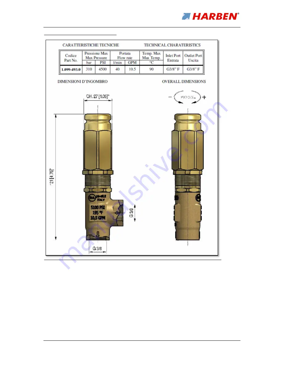 HARBEN 903-1315 Operation & Maintenance Manual Download Page 12