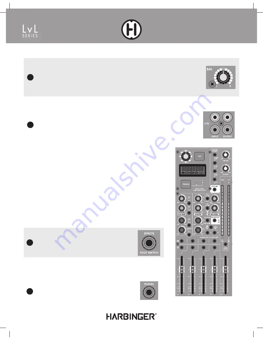 Harbinger L2404FX-USB LvL series User Manual Download Page 11