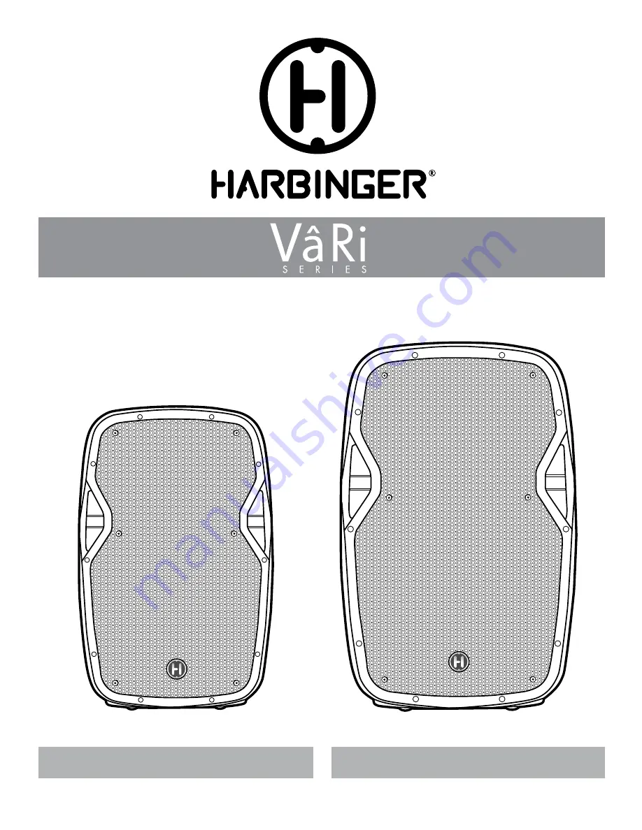 Harbinger V1012 Owner'S Manual Download Page 1