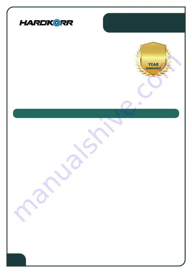 HARDKORR 135AH LiFePO4 Instruction Manual Download Page 22