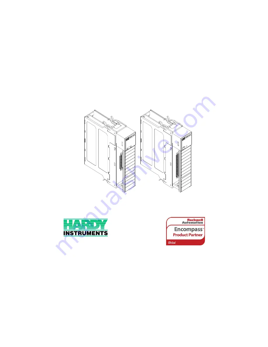 Hardy Instruments A Series Operation And Installation Manual Download Page 1